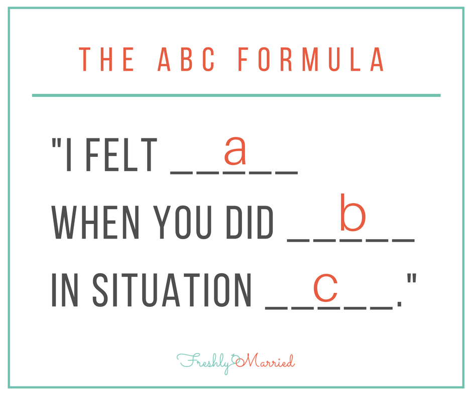 The ABC Formula Freshly Married