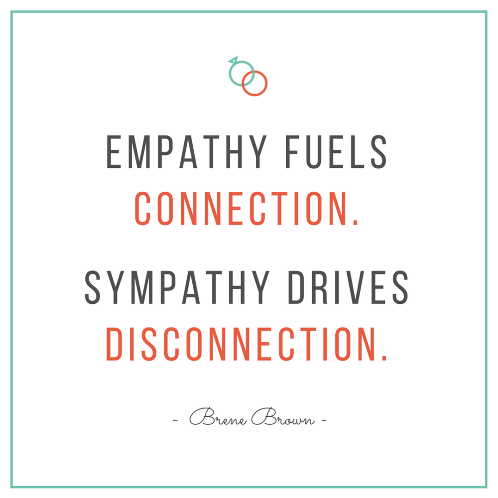 empathy vs sympathy brene brown