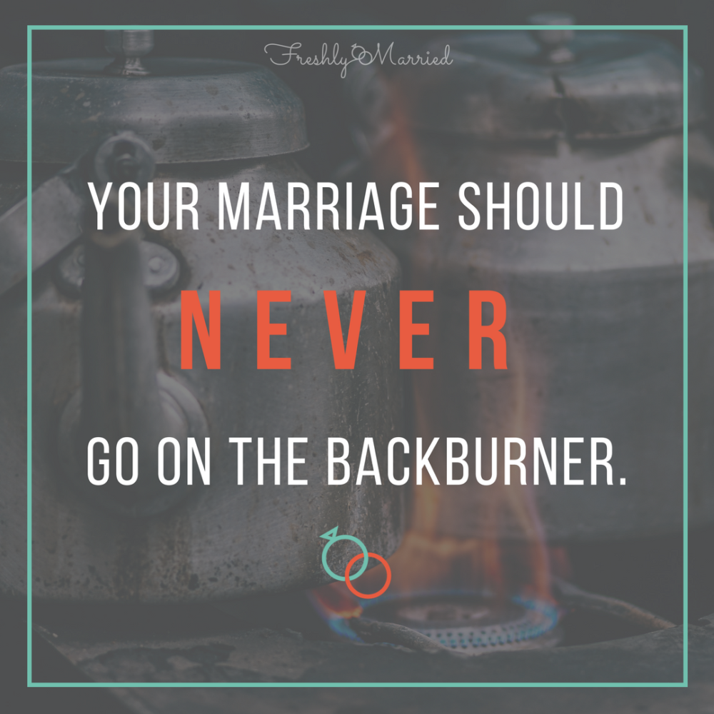 back burner, putting marriage on the back burner, marriage back burner, never put marriage on the back burner, neglecting marriage, neglecting your marriage, investing too much in your kids, not investing enough in your marriage, marriage quotes, marriage advice, great marriage advice, marriage specialist, marriage blogger, utah blogger, 